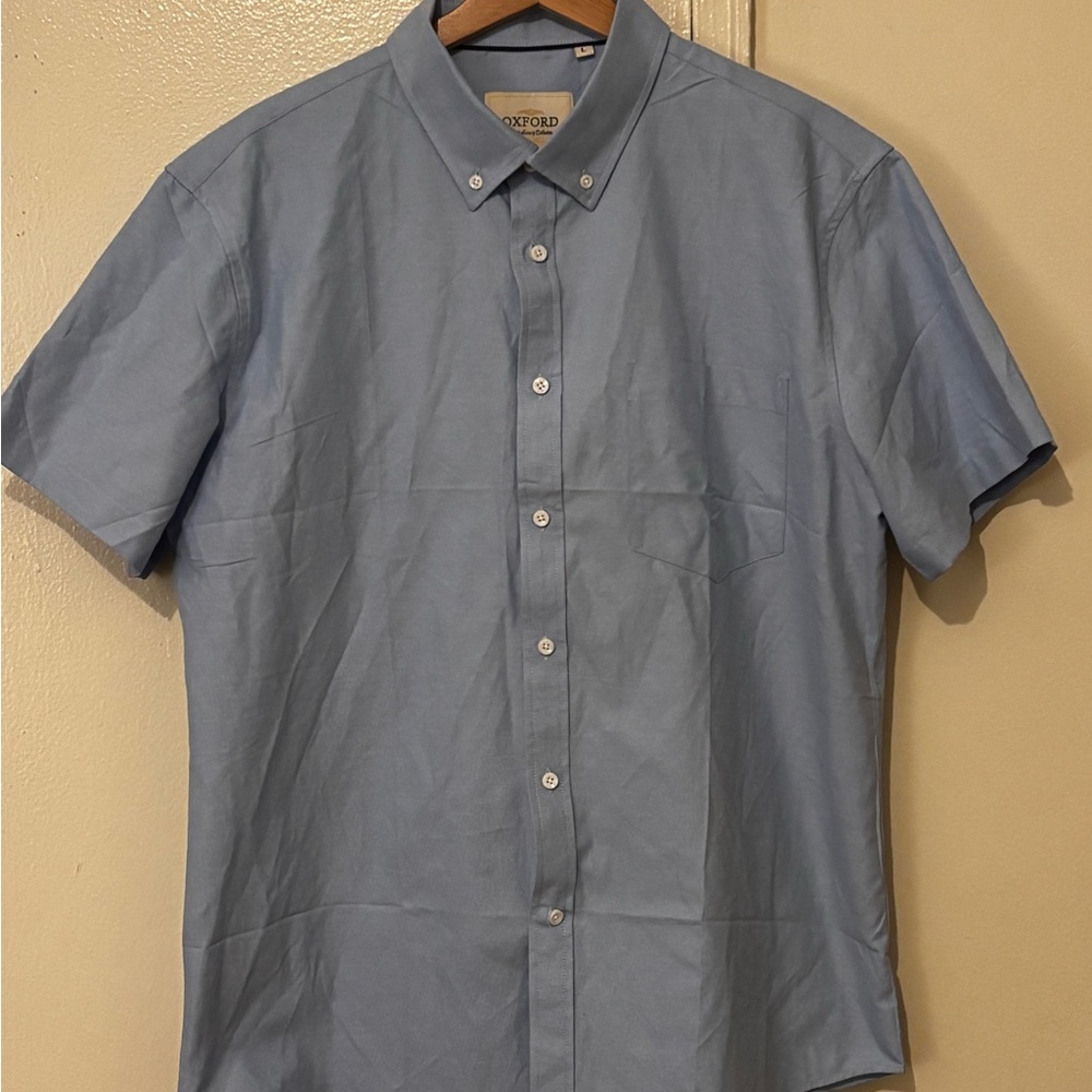 Oxford Light Blue Casual Button Down Shirt